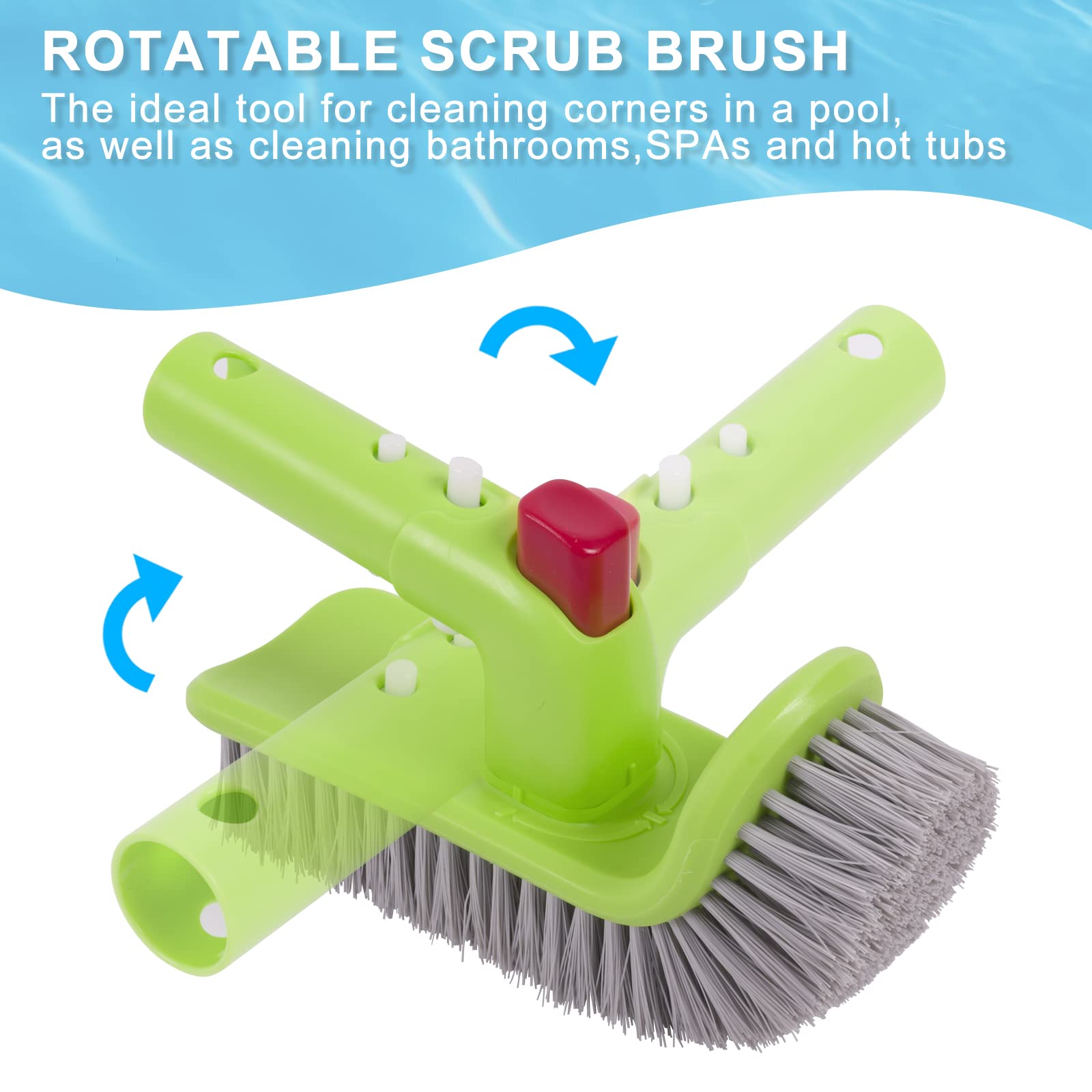 Sepetrel Deluxe rust-resistant bristles prolong cleaning life.