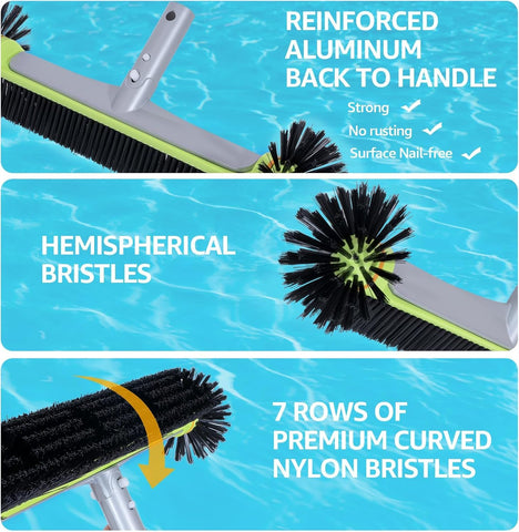 Sepetrel Deluxe heavy-duty aluminum-frame net supports durable debris removal.