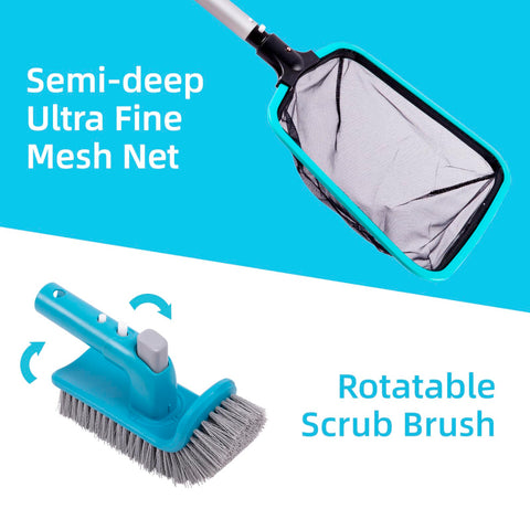 Sepetrel Deluxe kit features 17.5-inch heavy-duty brush for corners.