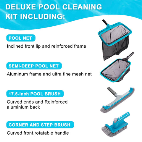 Sepetrel Deluxe kit with two skimmer nets for debris pickup.
