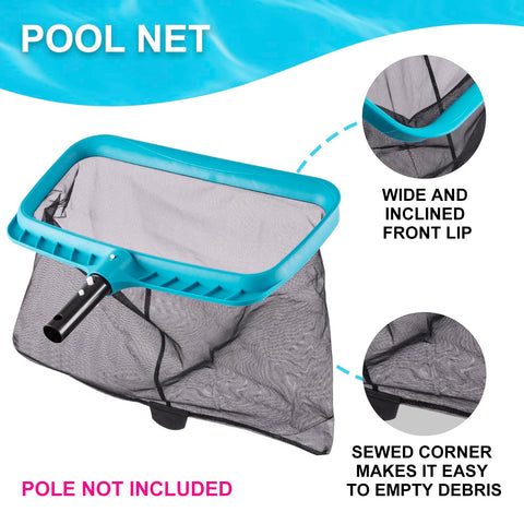 Sepetrel Deluxe kit with half-depth net captures more debris.