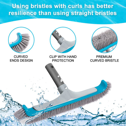 Sepetrel Deluxe kit rotatable scrub brush reaches hard-to-access areas.