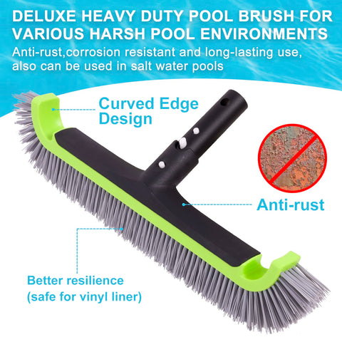 Sepetrel Deluxe widened, weighted brush plate adds durability.