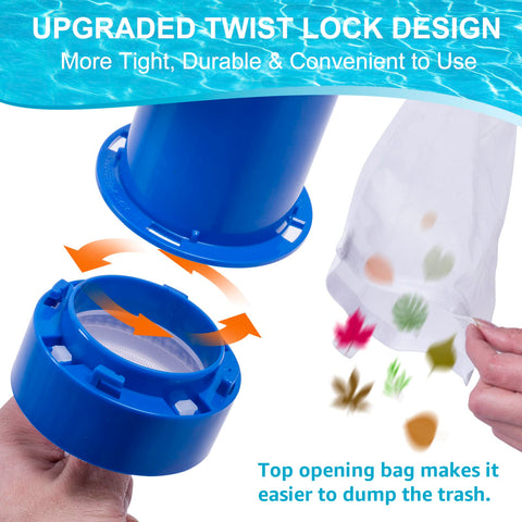 Sepetrel fine mesh bag captures small insects and debris