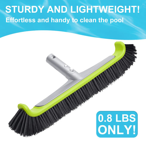 Sepetrel heavy-duty pool brush provides robust scrubbing for pools.