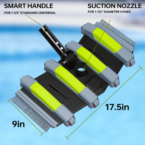 Sepetrel hose compatibility with 1-1/2 inch hoses for flexible setup