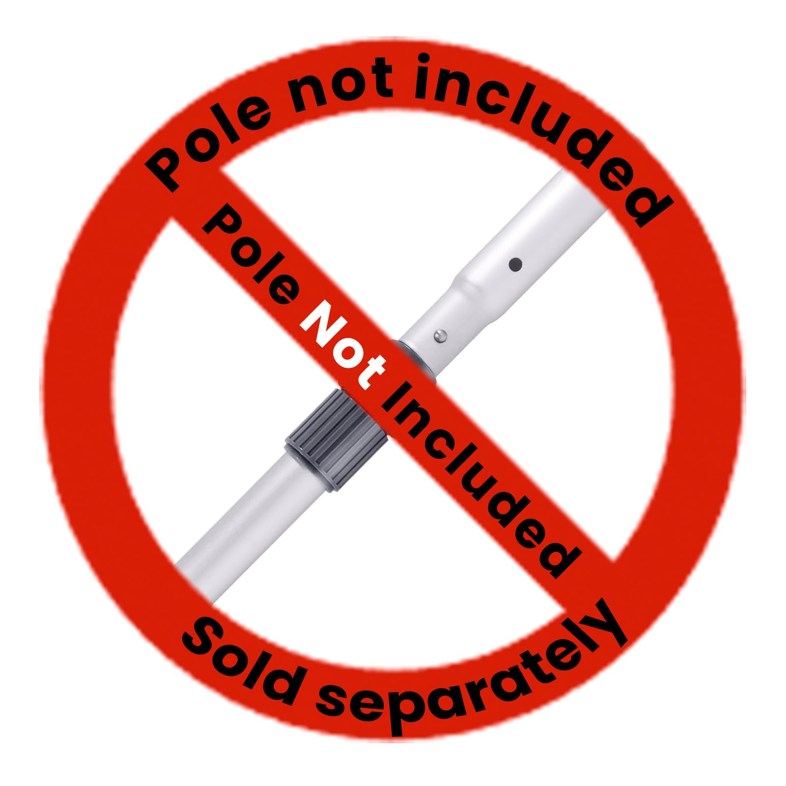 Sepetrel hose and pole compatibility for easy pool setup