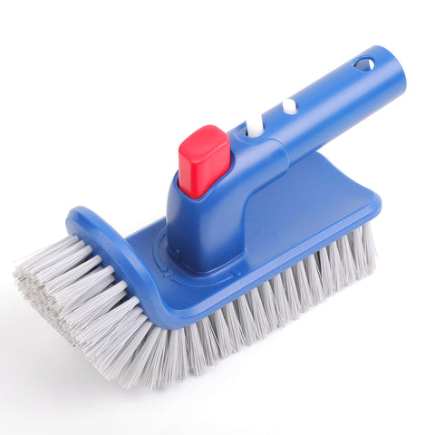 Sepetrel pool brush head with rotatable handle for versatile cleaning tasks