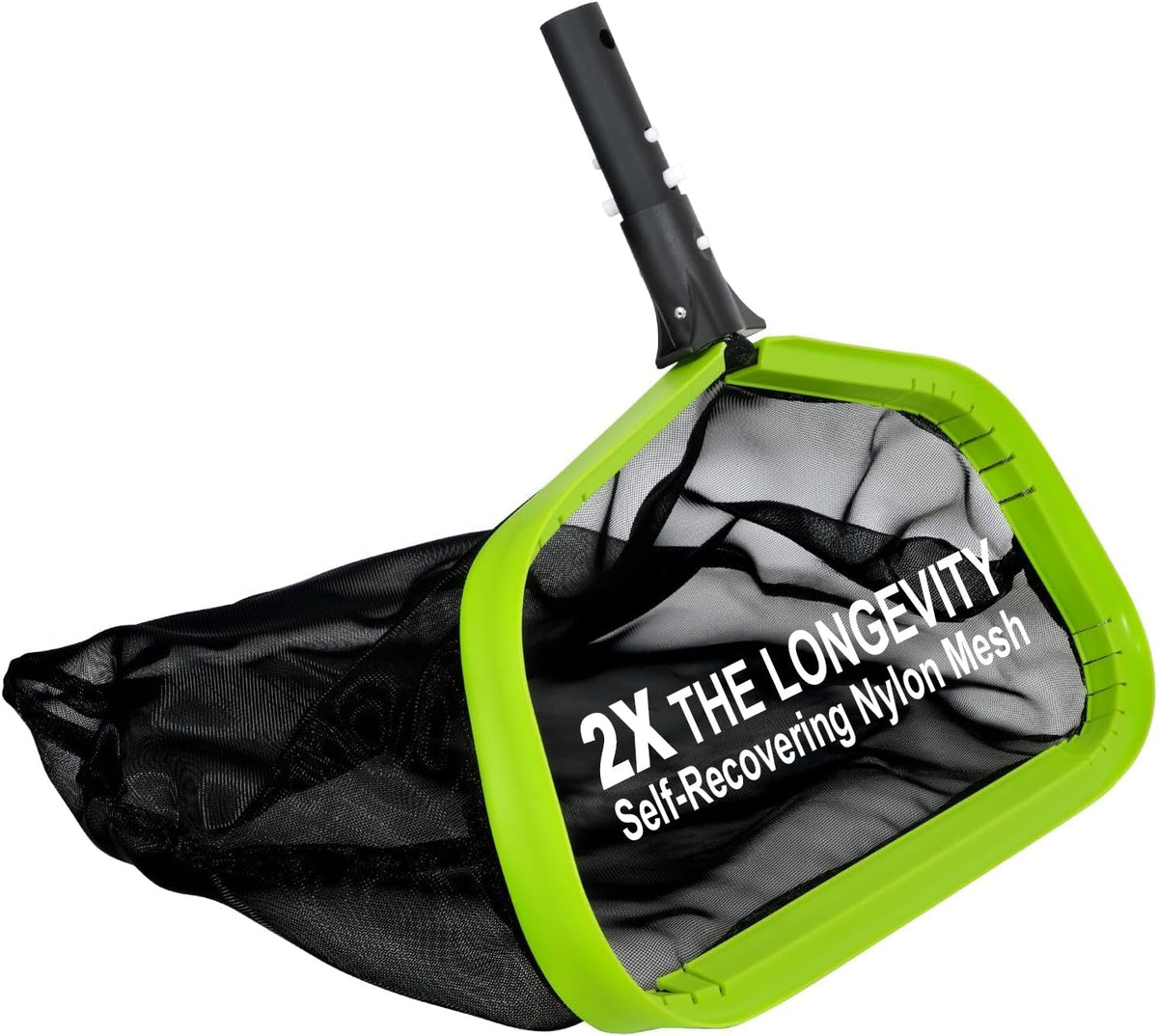 Sepetrel pool net with aluminum frame for durable, long-lasting debris removal.