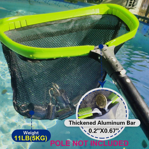 Sepetrel pool net double-layer mesh for durable debris capture