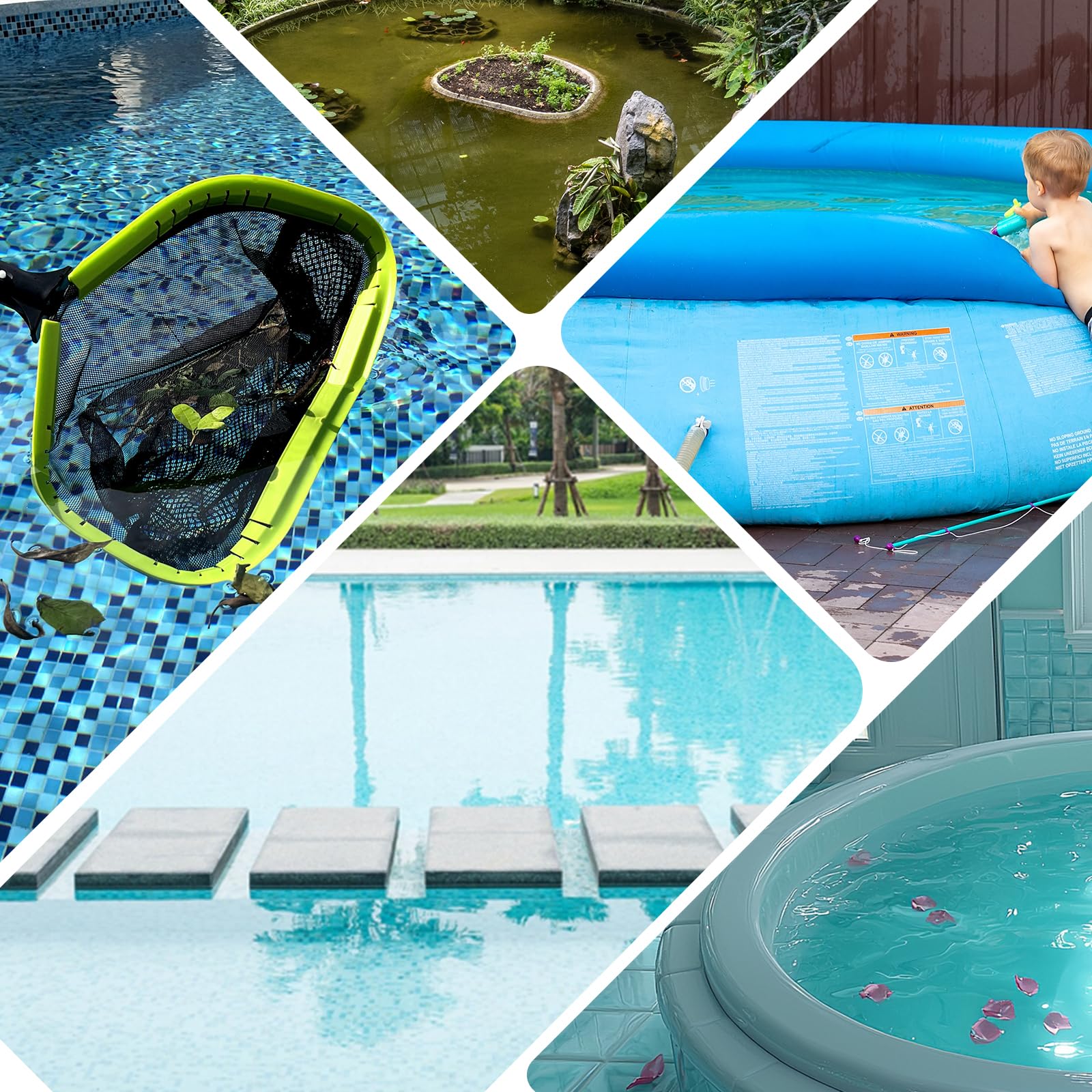 Sepetrel professional leaf skimmer suitable for pool maintenance