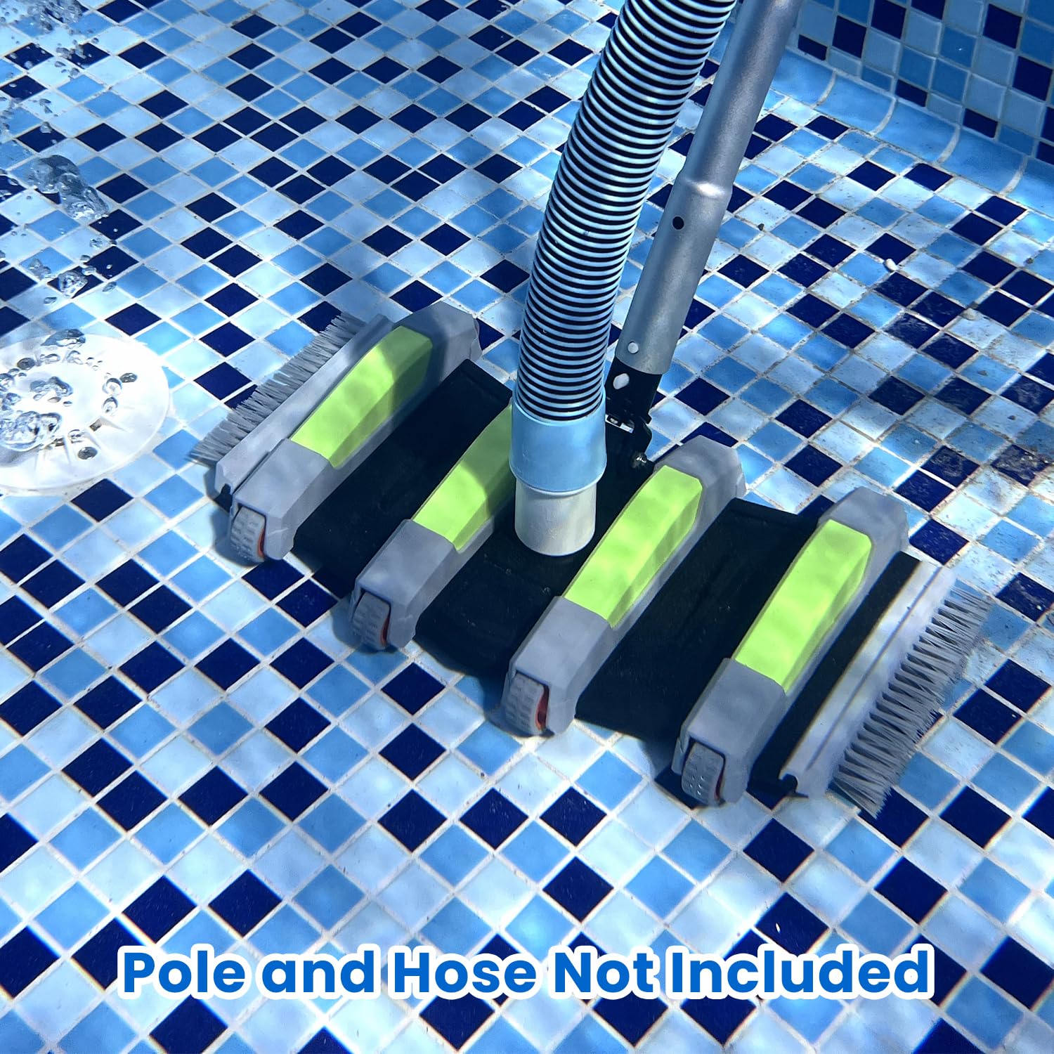 Sepetrel side and bottom brushes reach corners and tight spots