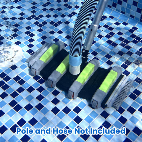 Sepetrel side and bottom brushes reach corners and tight spots
