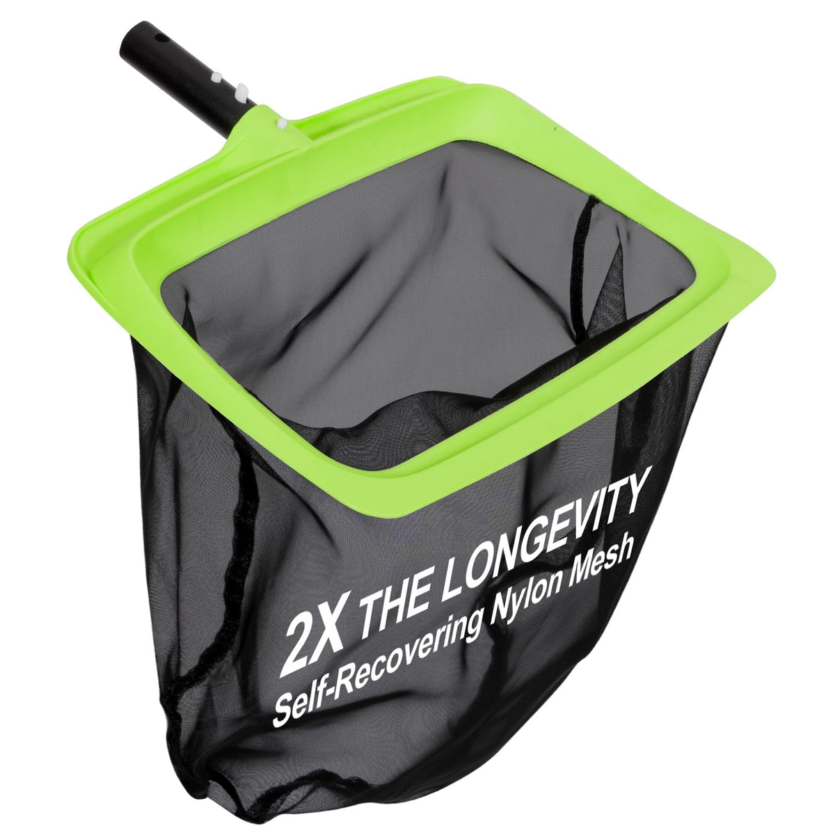 Sepetrel leaf skimmer with front lip for gentle bottom debris removal