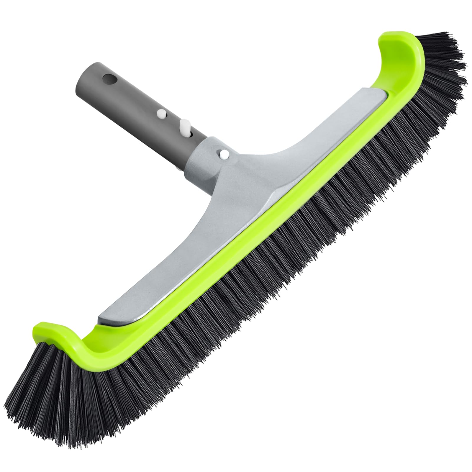 Sepetrel upgraded pool brush head with wide coverage for faster cleaning