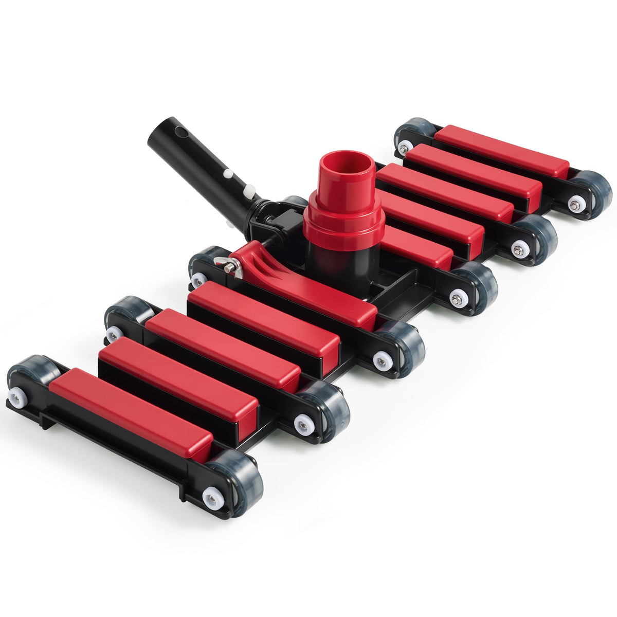 Sepetrel vacuum head with wheels for fast, even pool cleaning.
