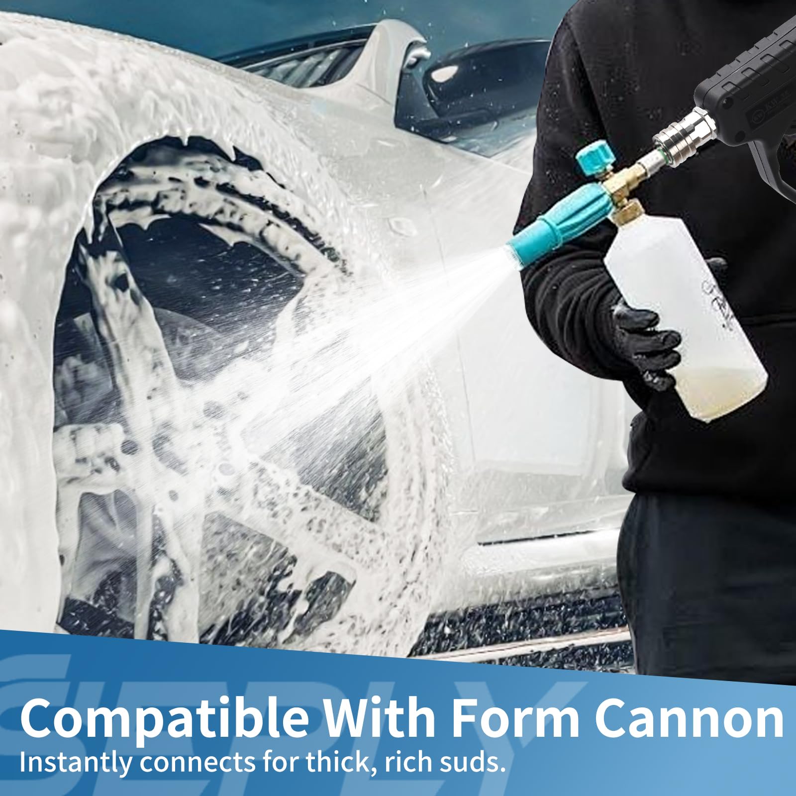 SEPLY Durable heavy-duty build designed for frequent high-pressure use.
