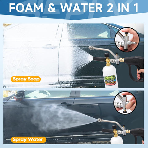 SEPLY pressure-washer gun kit attachment for seamless task switching.