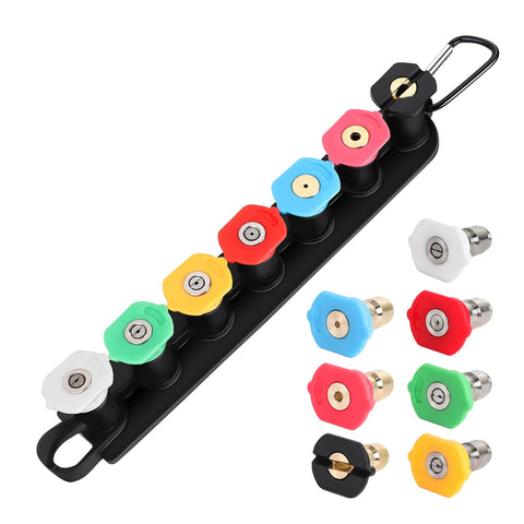 SEPLY pressure washer nozzle holder keeps tips organized for quick access.