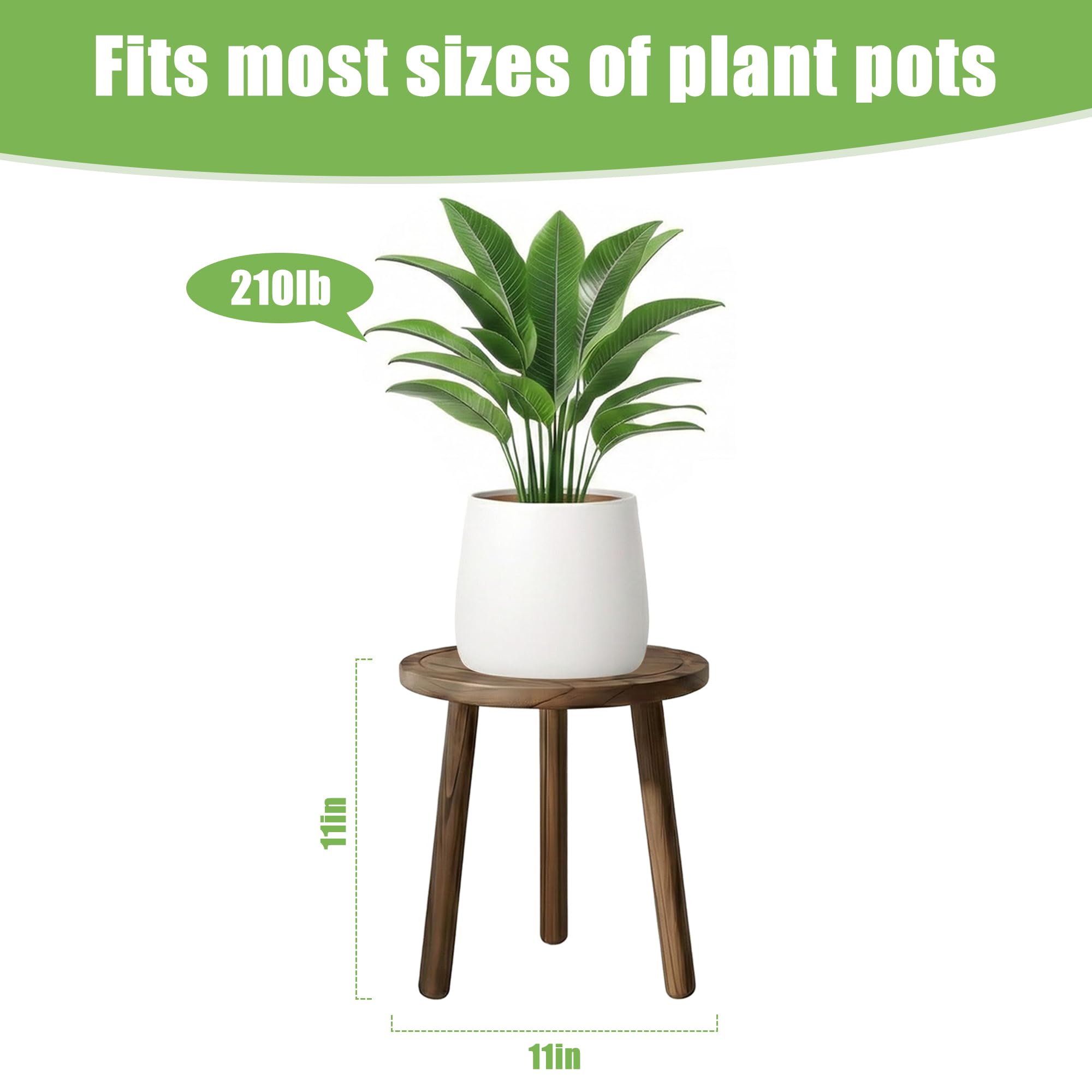 SEQUEDA living-room plant pedestal showcases a single plant neatly on a stable base.