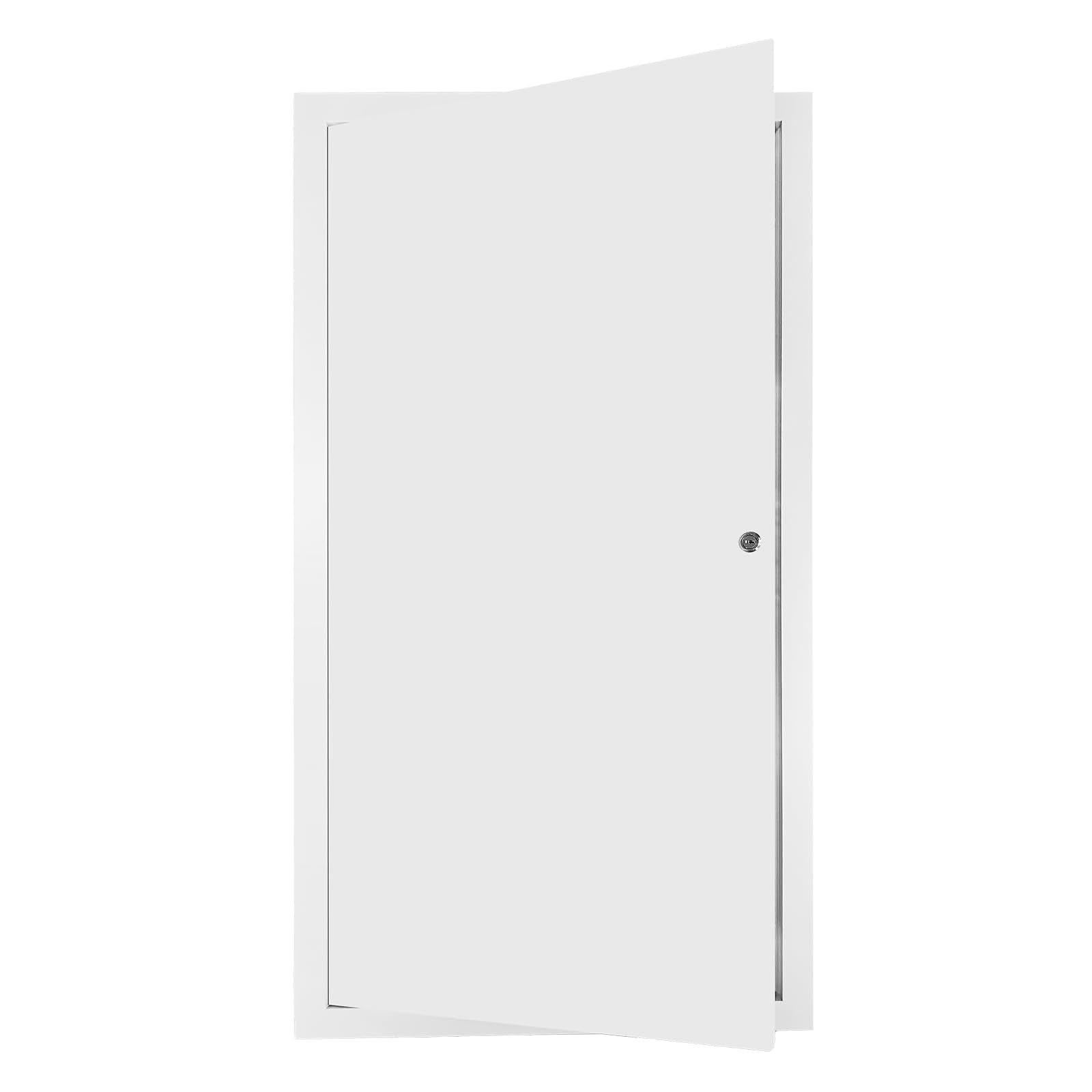 SERABETTO 14x29 metal panel front view for a clean, flush drywall installation.
