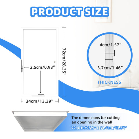 SERABETTO 1MM thickened aluminum structure for durable attic access.