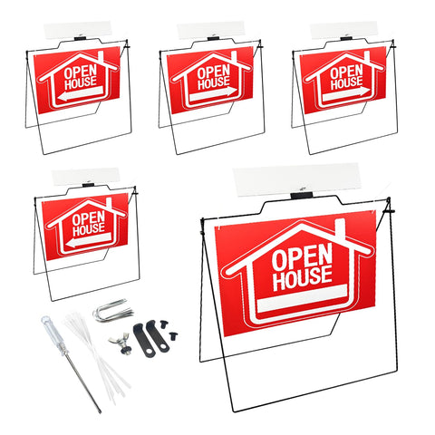 SERABETTO open house sign 30x28 A-Frame boosts curb appeal for property showings.