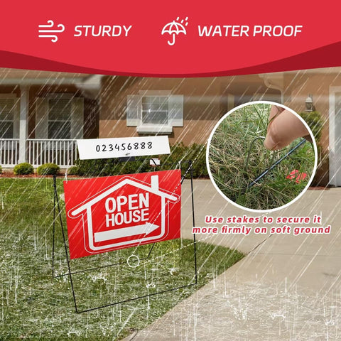 SERABETTO weatherproof banner withstands rain for reliable outdoor promotion.