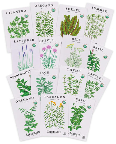 Sereniseed thyme seed pack for a fragrant kitchen garden and fresh flavor.