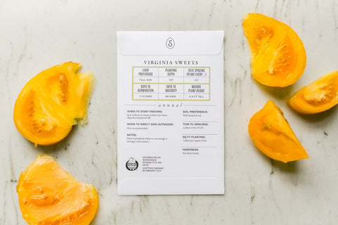 Sereniseed Green Zebra tomato seeds yielding tart-green fruit ideal for fresh slicing.