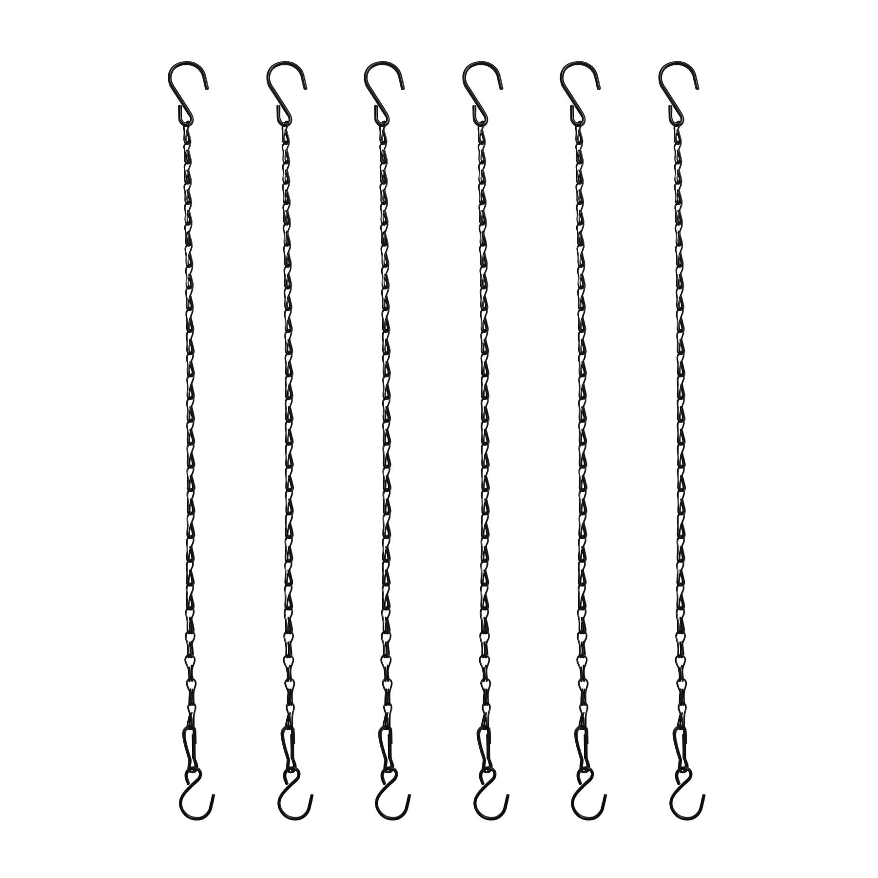 Sersberg 21-inch black hanging chain kit for versatile plant and feeder displays.