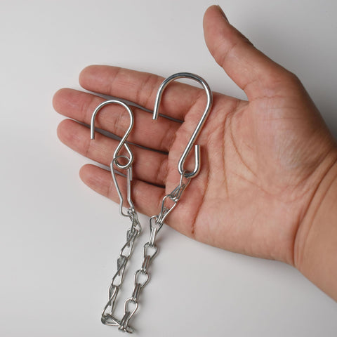 Sersberg bird feeder chain keeps feeders secure outdoors.