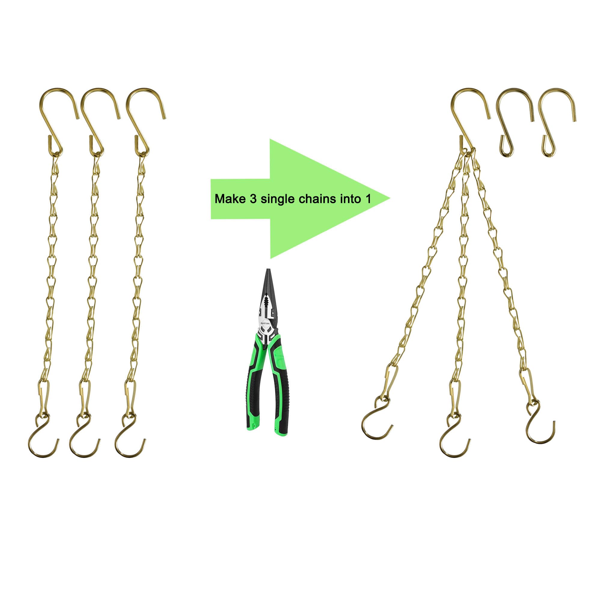 Sersberg gold wind chime hanger adds decorative porch accents