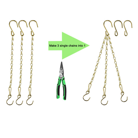 Sersberg gold wind chime hanger adds decorative porch accents