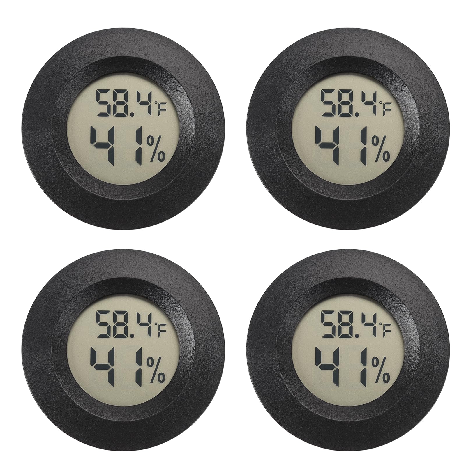 Serundo Auto mini hygrometer pack-1 displays temperature and humidity for greenhouse monitoring