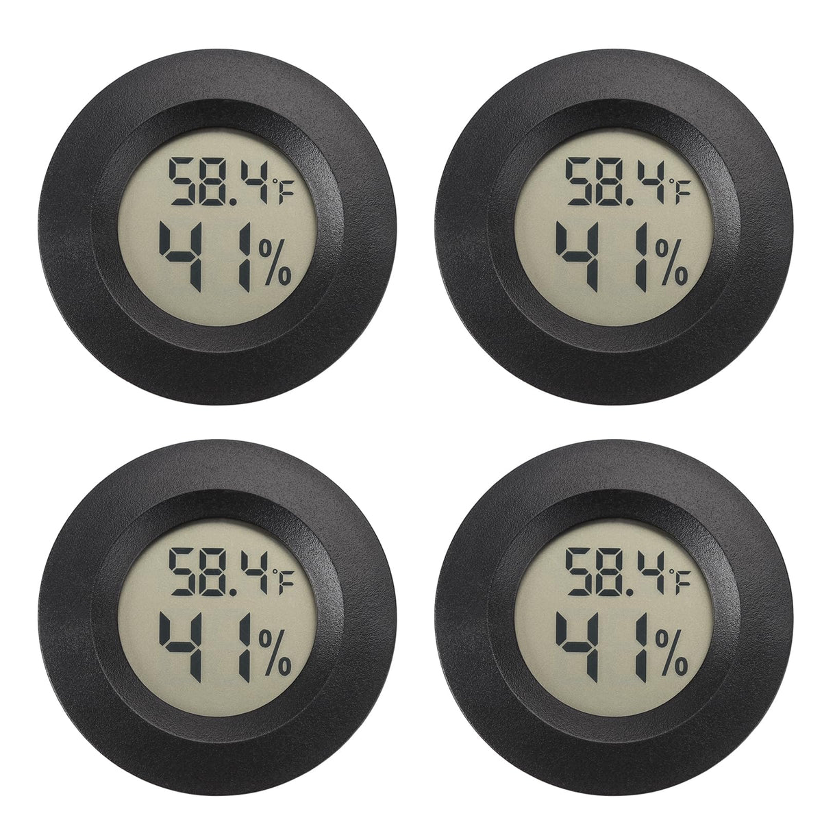 Serundo Auto mini hygrometer pack-1 displays temperature and humidity for greenhouse monitoring