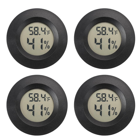 Serundo Auto mini hygrometer pack-1 displays temperature and humidity for greenhouse monitoring
