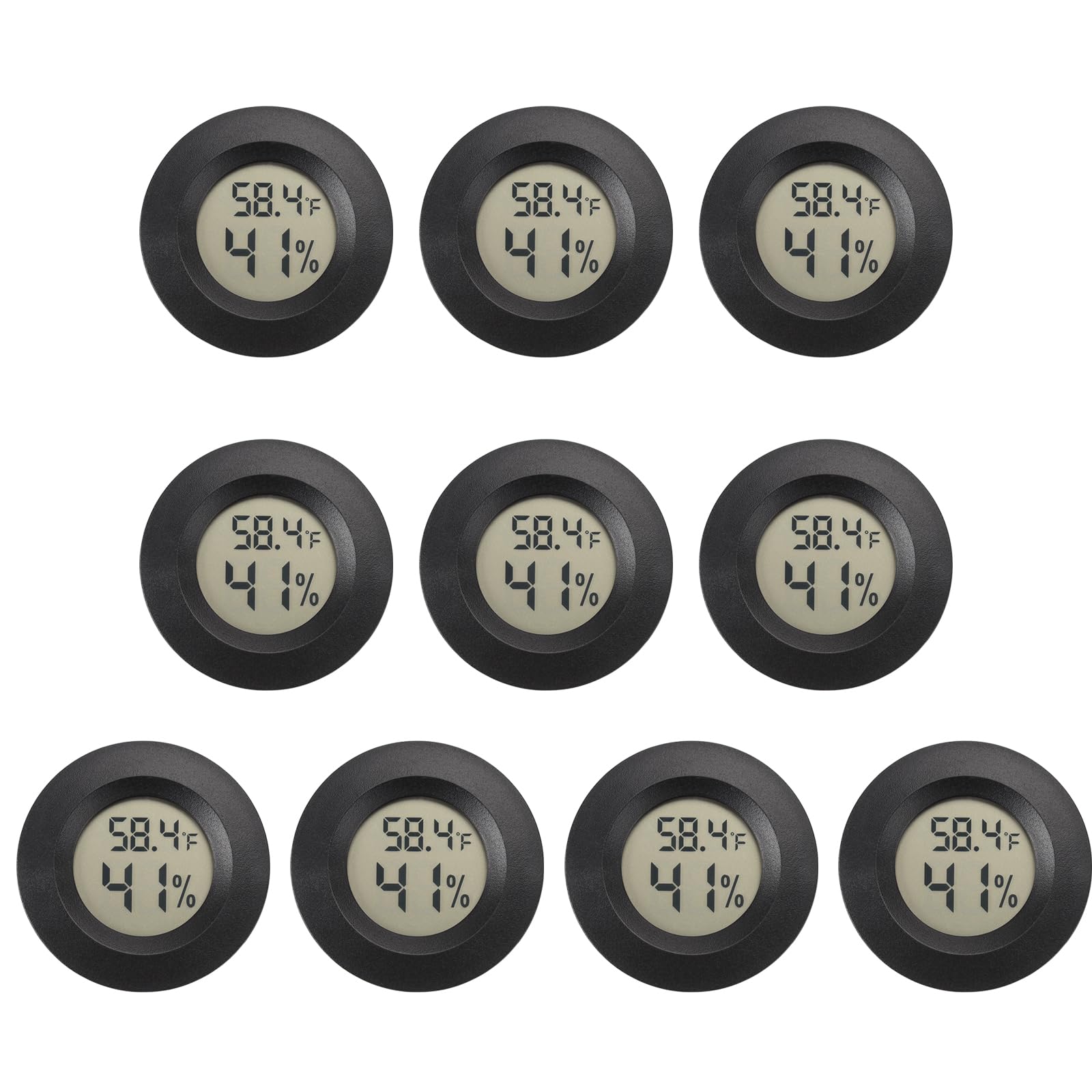 Serundo Auto mini hygrometer with digital display for precise climate tracking at home