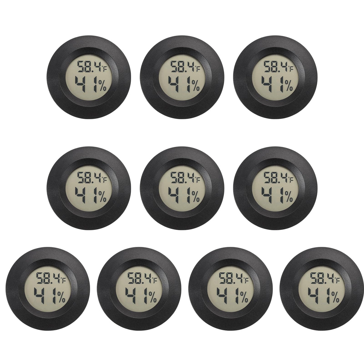 Serundo Auto mini hygrometer with digital display for precise climate tracking at home