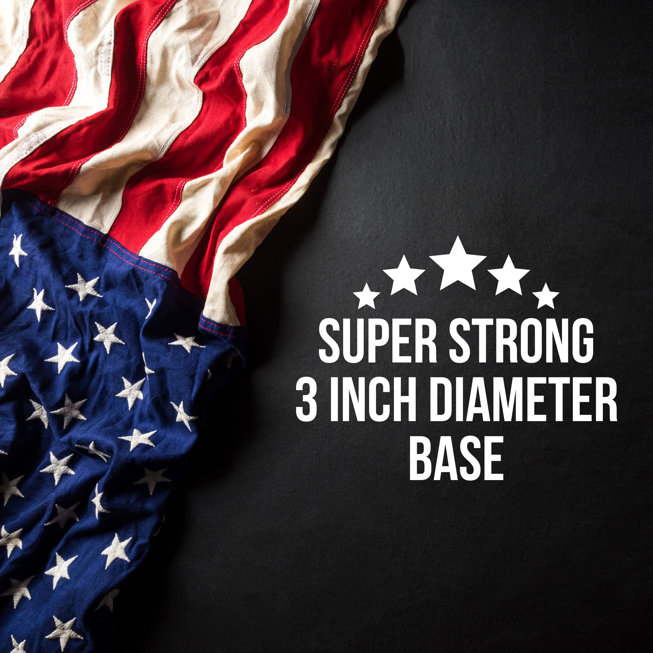 Service First hardware kit with all required components for two flags