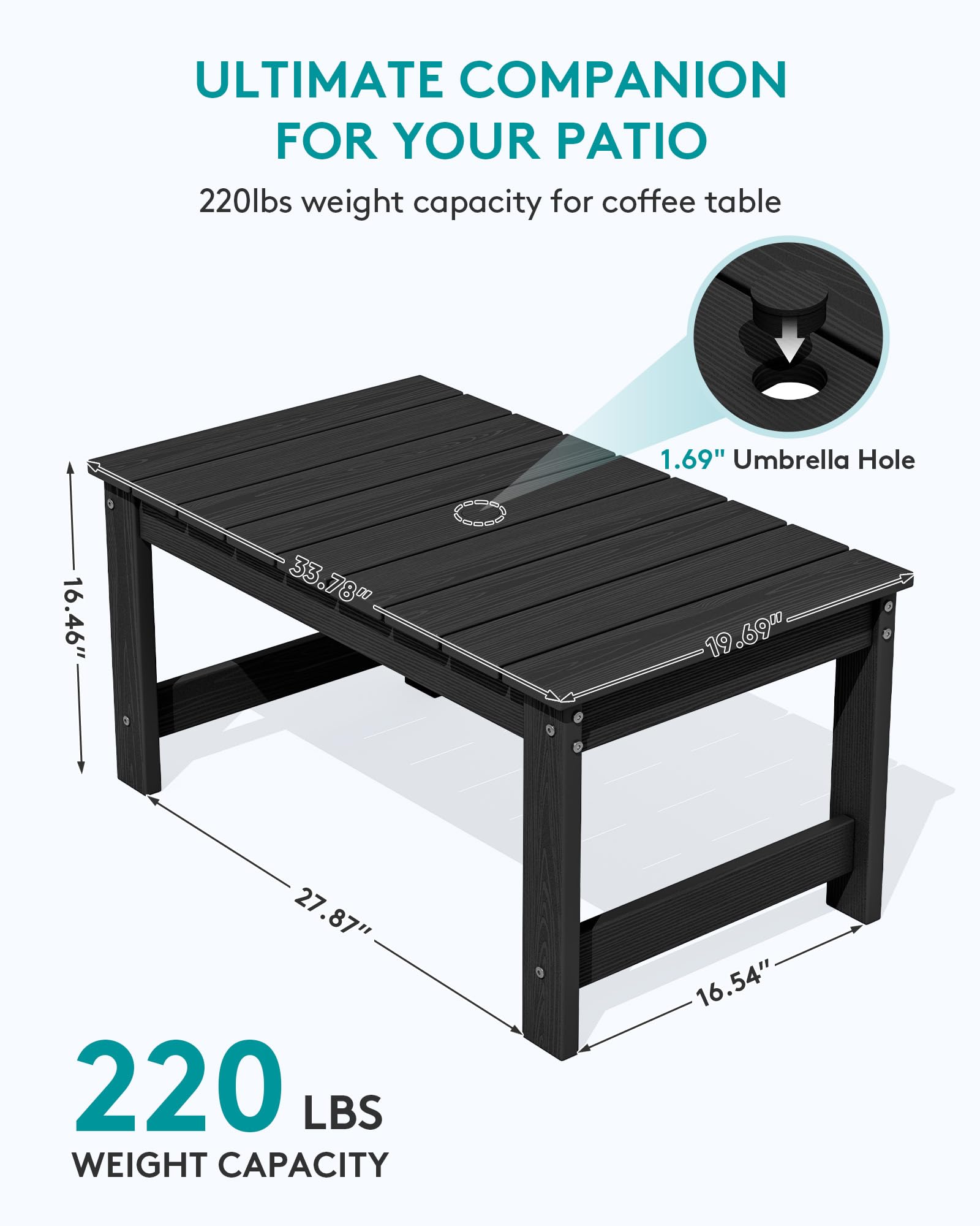 SERWALL table shows robust 304 stainless steel screws ensuring stability