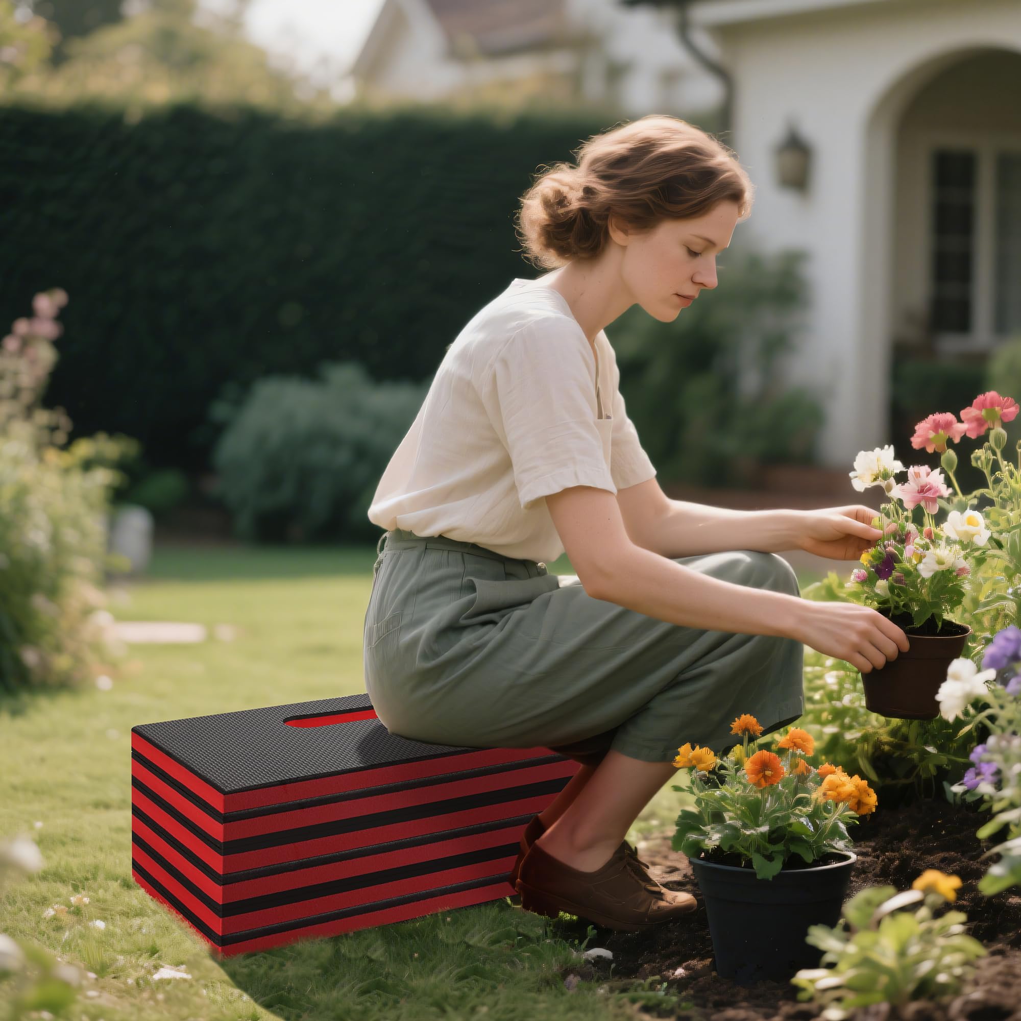 Sevenjungle multi-use mat for gardening, picnics, and camping.
