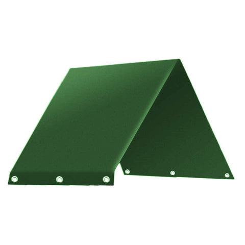SEVENMORE playground canopy front view showing vibrant green shade for kids