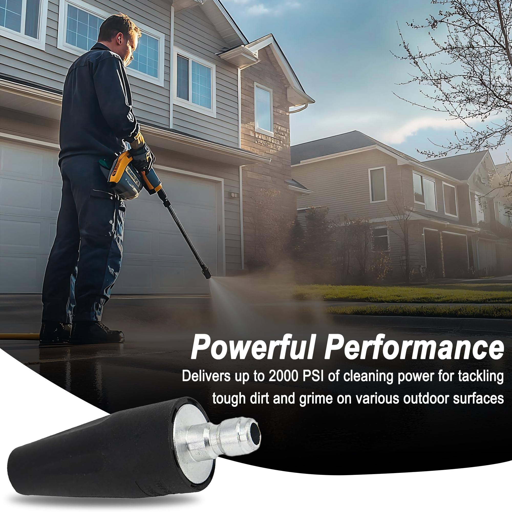 Sevensool turbo nozzle handles hot and cold water for flexibility