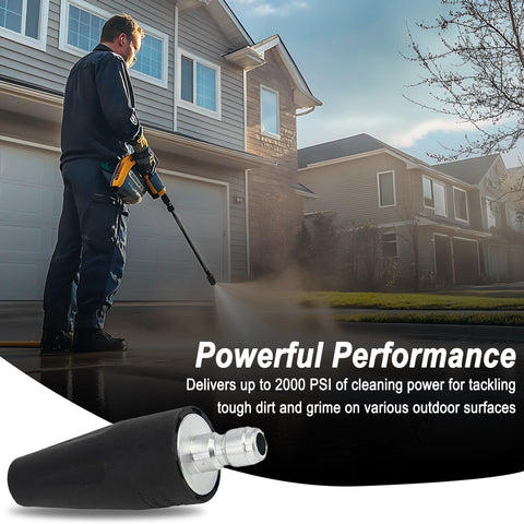 Sevensool turbo nozzle handles hot and cold water for flexibility
