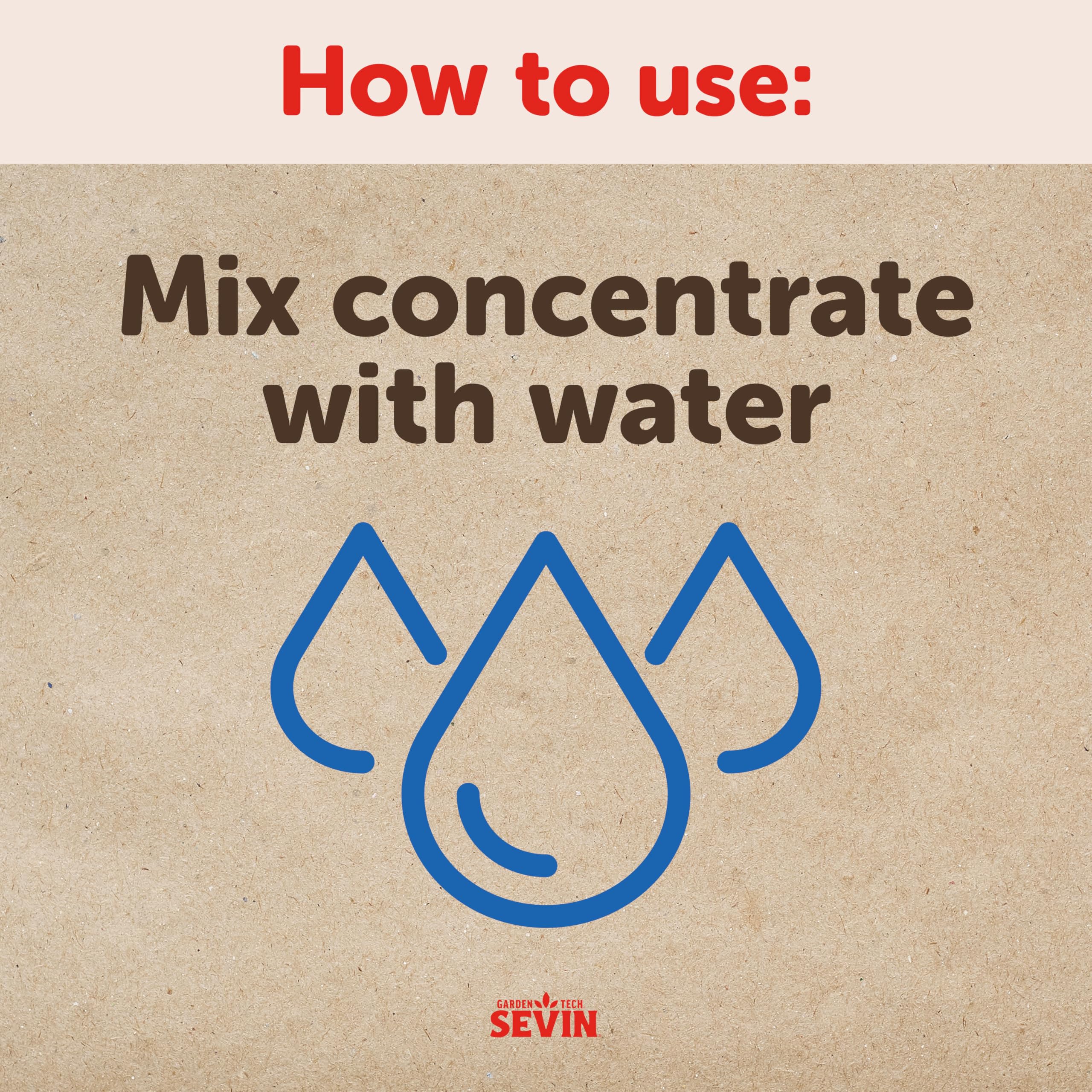 Sevin Concentrate protecting healthy garden flowers during active growth