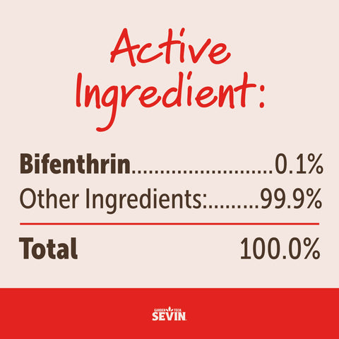 Sevin Insect Killer Dust targets aphids and beetles on leaves