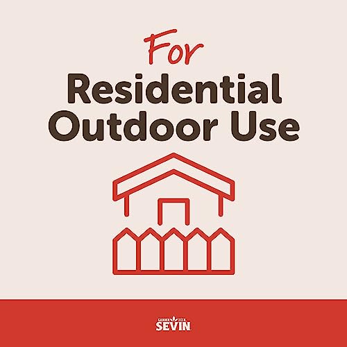 Sevin outdoor pest protection around homes deters common garden invaders.