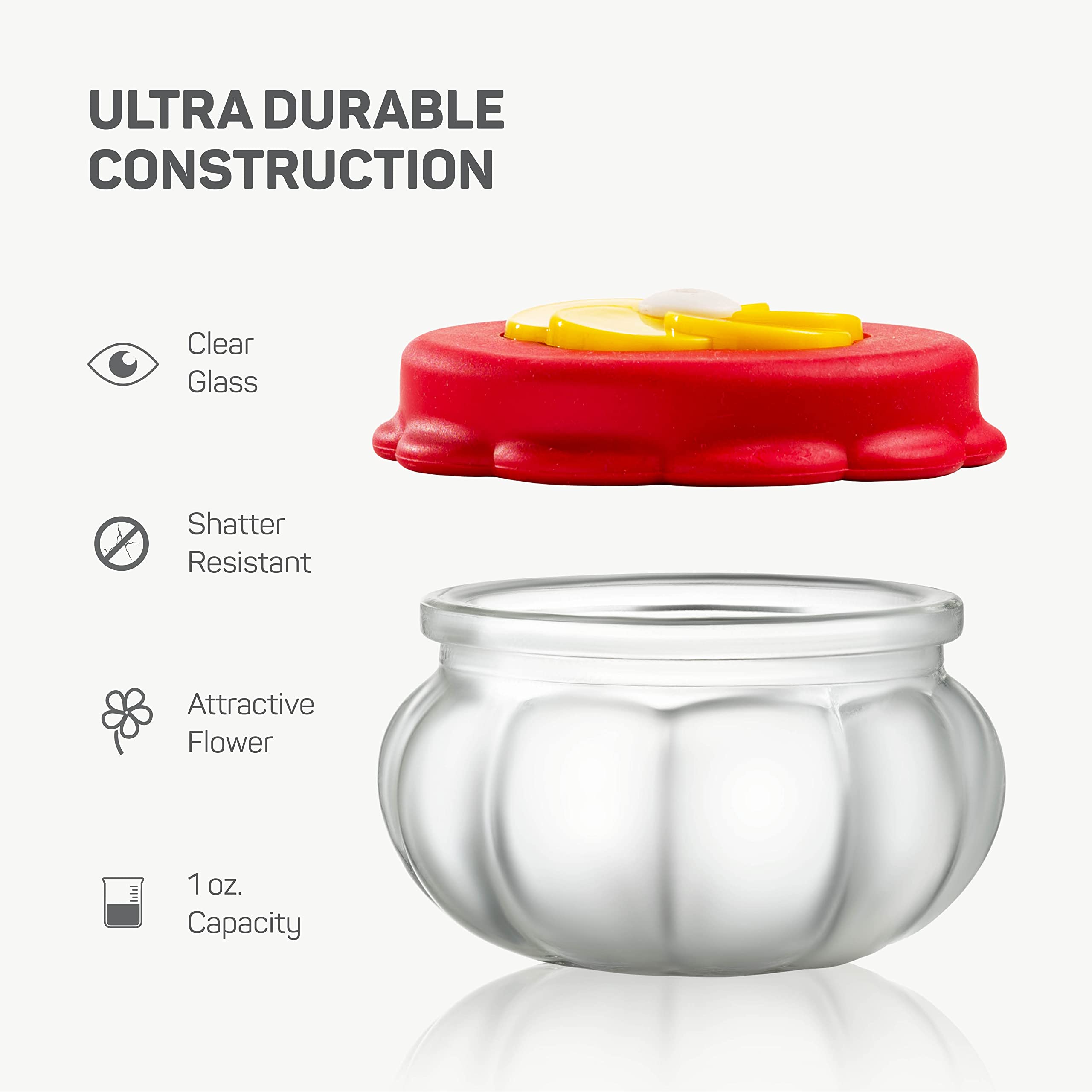 SEWANTA durable glass construction offers long-lasting use.