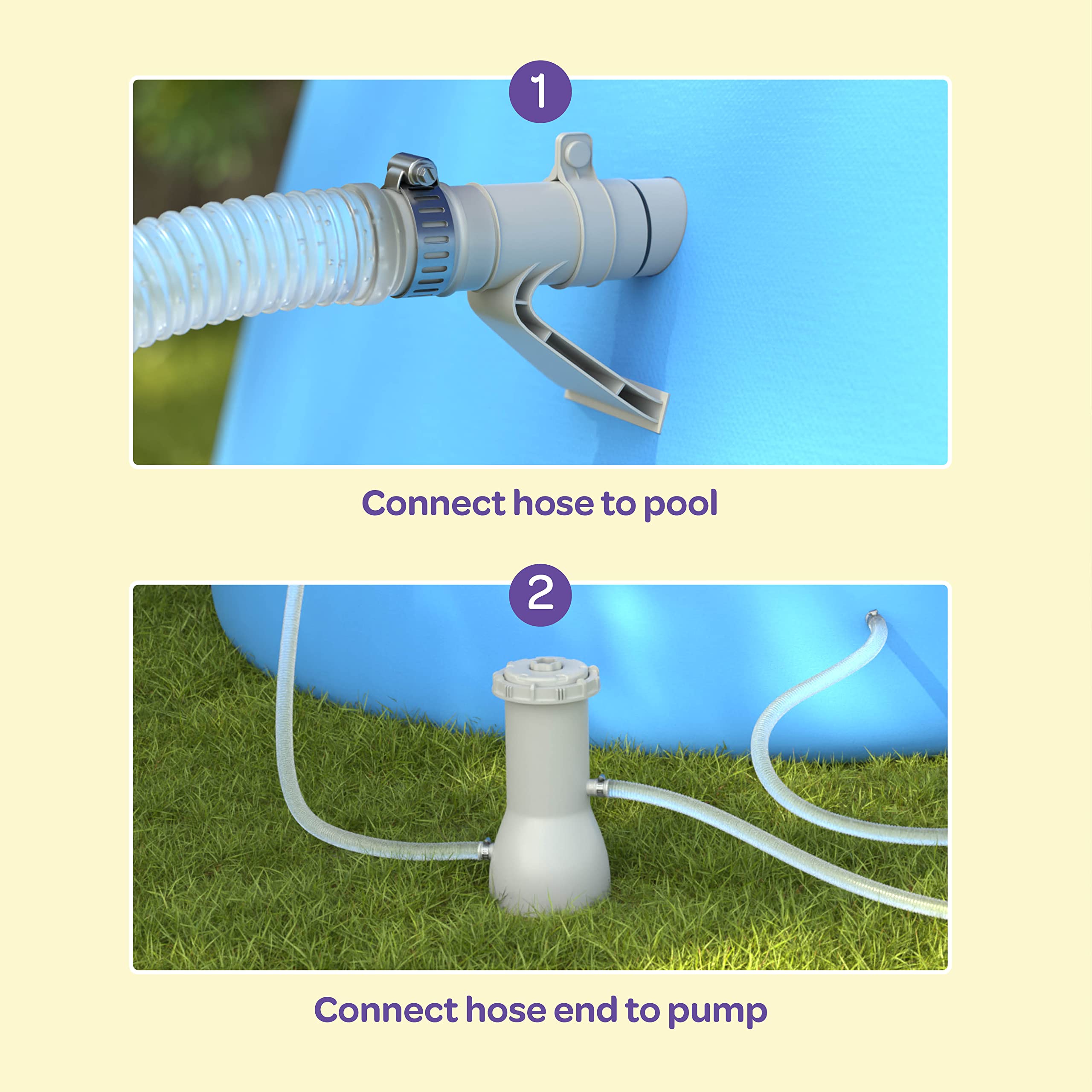 Easy-to-install design supports fast hose replacement.